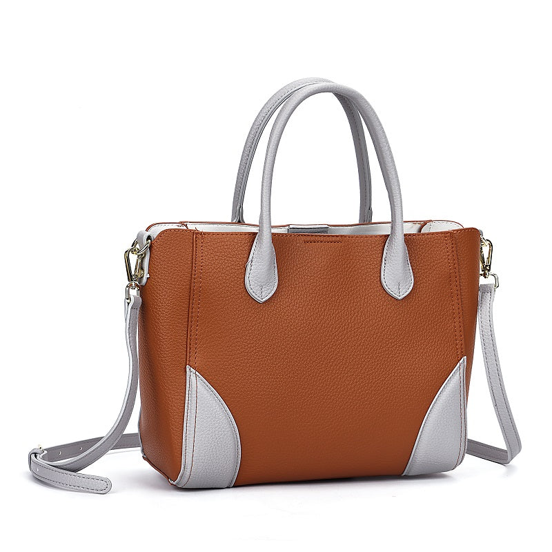 GESSY COLORBLOCK LARGE CAPACITY TOTE BAG