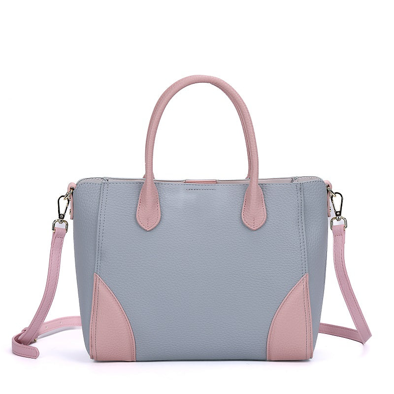 GESSY COLORBLOCK LARGE CAPACITY TOTE BAG