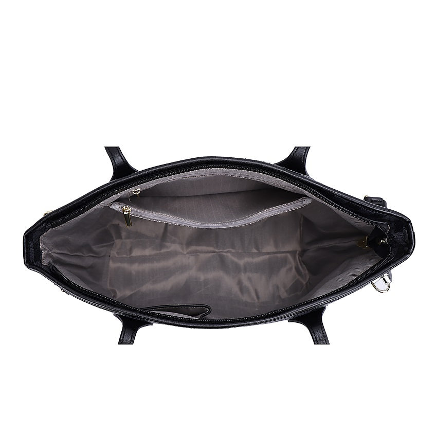 GESSY 2PCS SET BAG IN CHECK PRINT