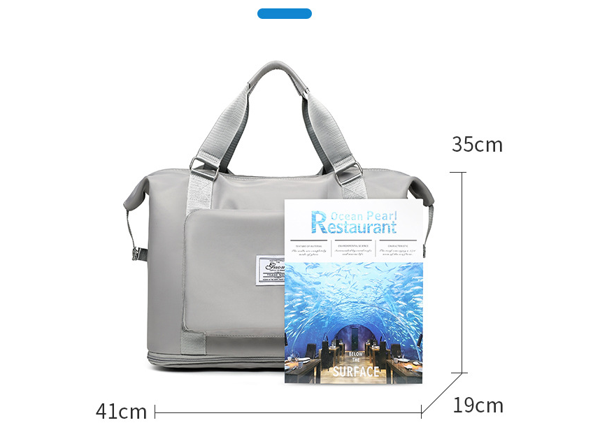 GESSY FOLDABLE LARGE CAPACITY LIGHTWEIGHT TRAVEL LUGGAGE BAG