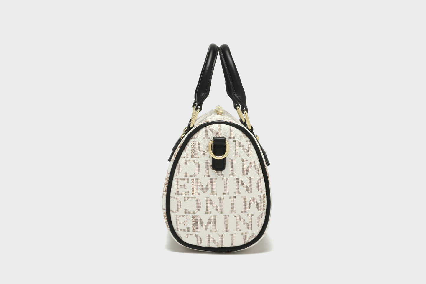 GESSY RETRO LUXURY LARGE TOTE BAG WITH SMALL HANDBAG 2 PCS SET IN WHITE