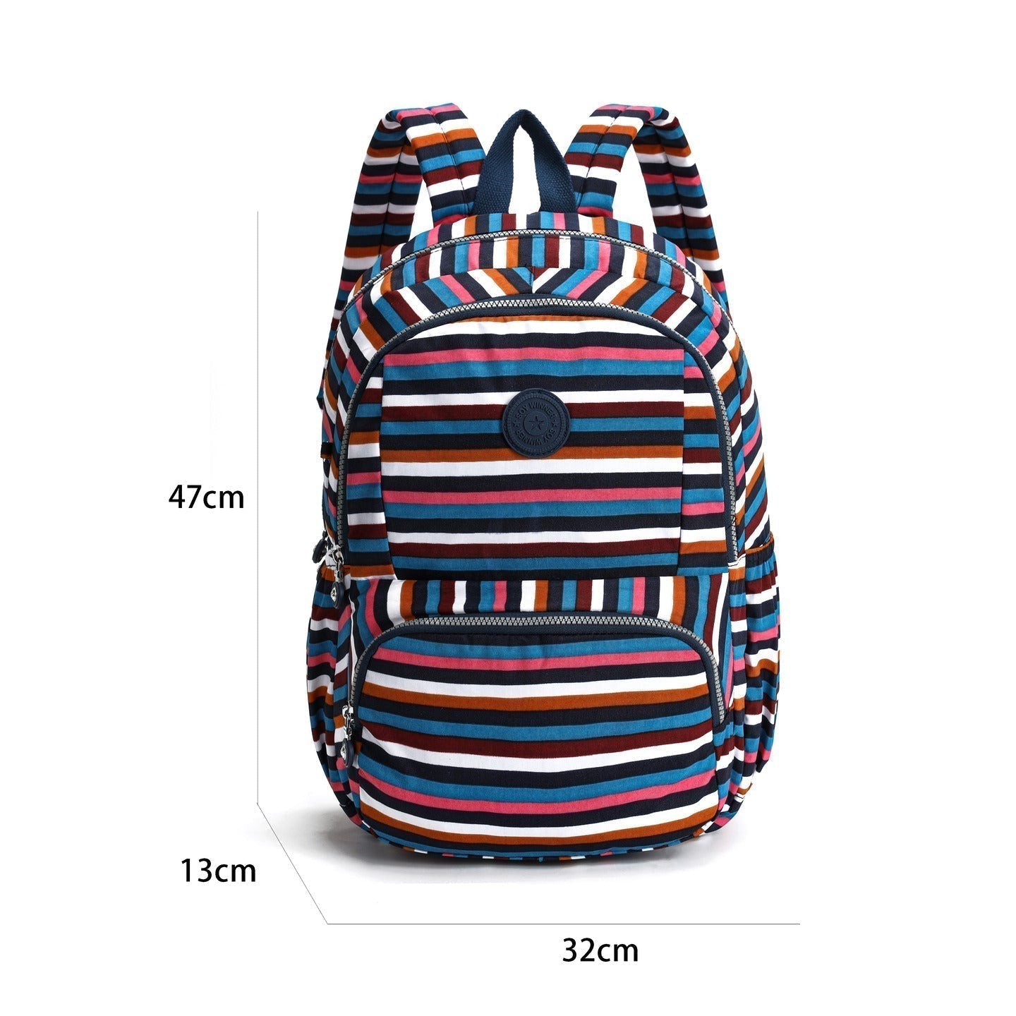 GESSY NYLON BIG CAPACITY BACKPACK SPECKLES PRINT
