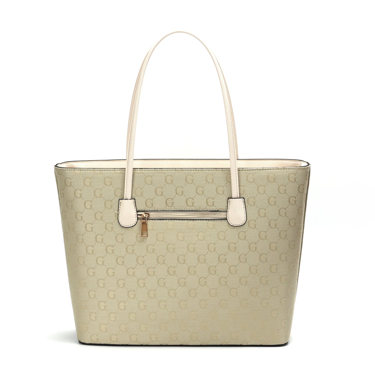 GESSY BOW DETAIL TOTE BAG IN CREAM