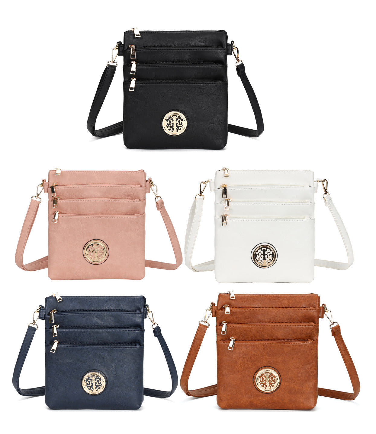GESSY CROSSBODY BAG WITH BUTTON IN PINK