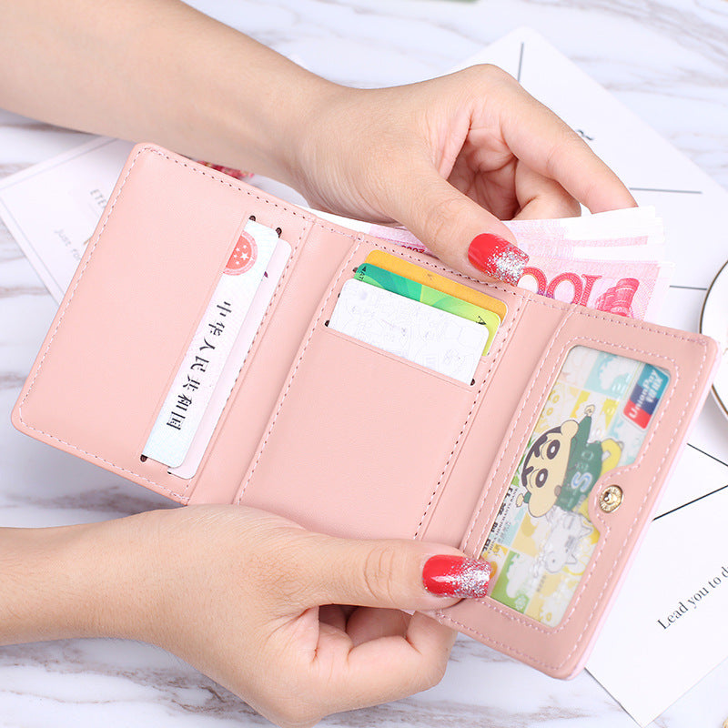 GESSY PUPPY LOGO SHORT WALLET PURSE