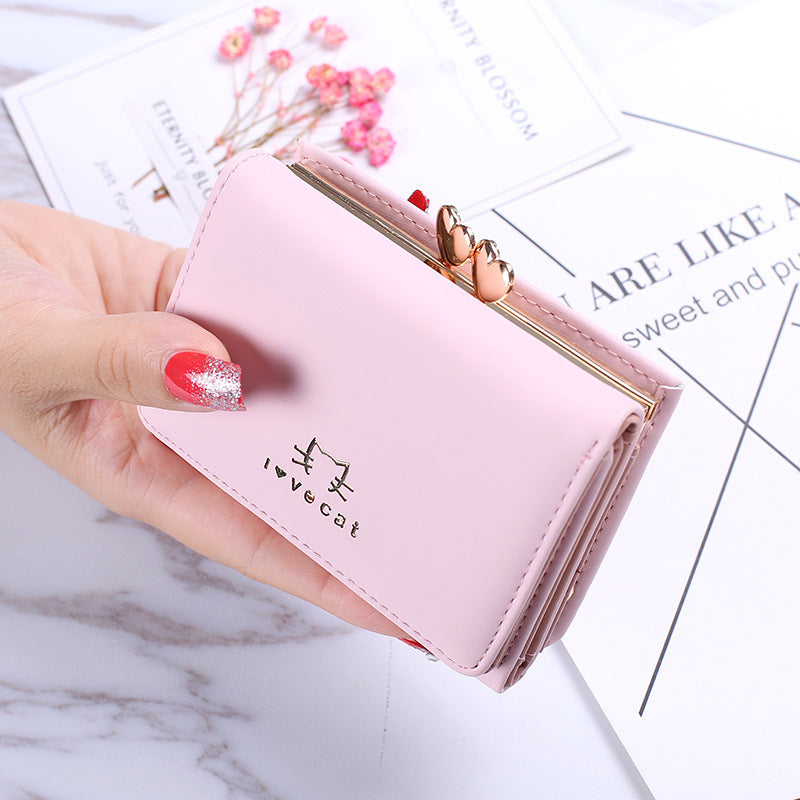 GESSY PUPPY LOGO SHORT WALLET PURSE