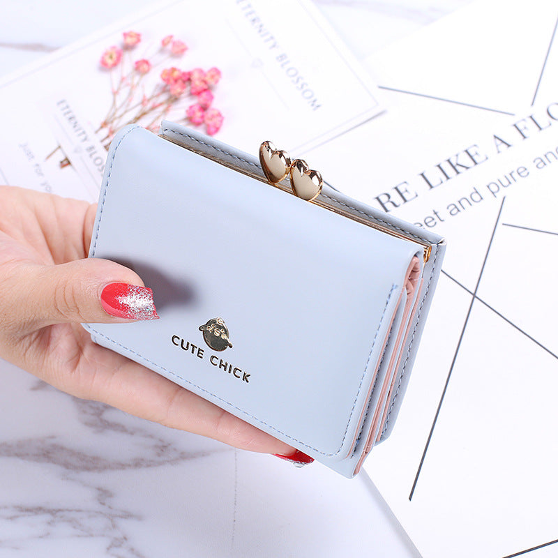 GESSY PUPPY LOGO SHORT WALLET PURSE