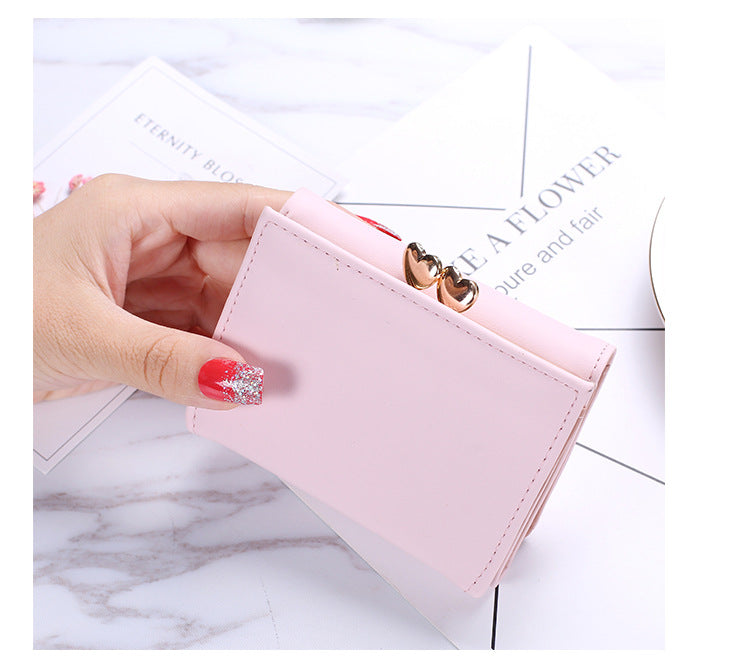 GESSY PUPPY LOGO SHORT WALLET PURSE