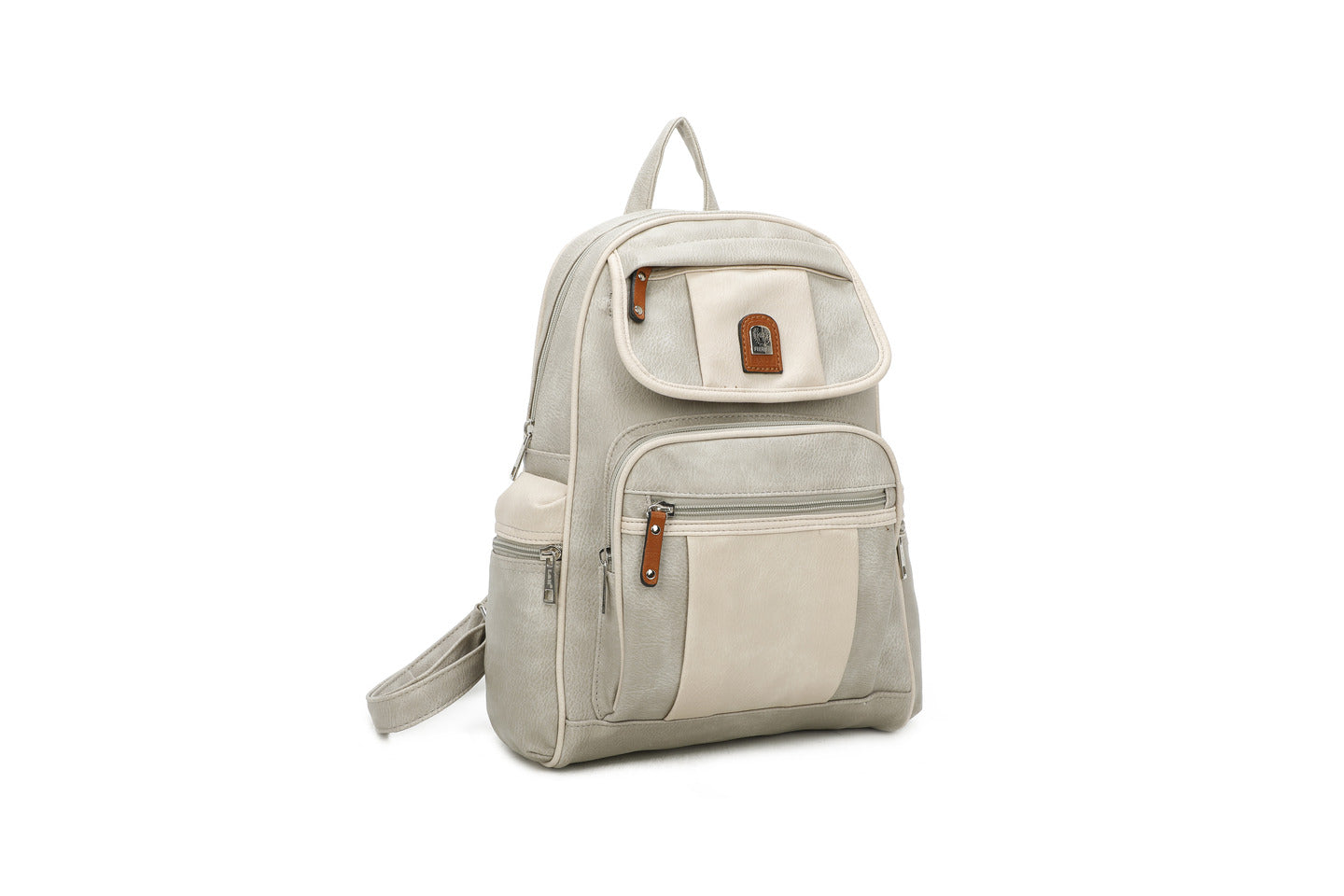 GESSY COLORBLOCK YOUTHFUL BACKPACK IN GREY