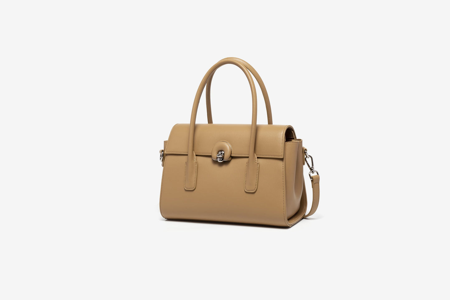 GESSY HANDBAG BEIGE KHAKI BLACK
