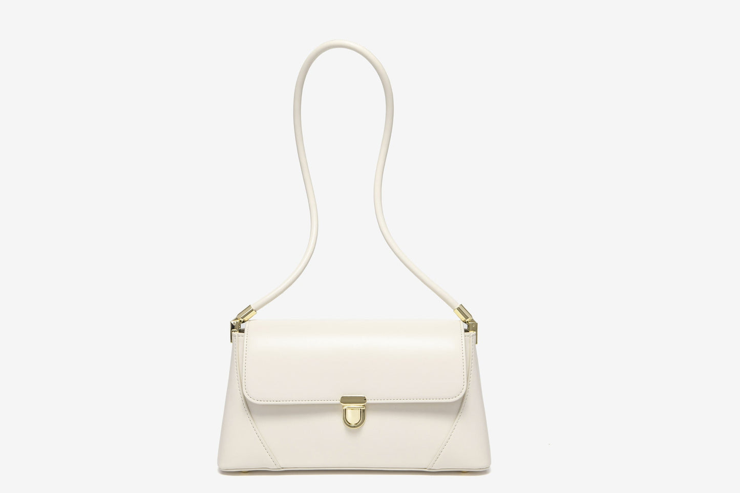 GESSY METAL BUCKLE FLAP BAG