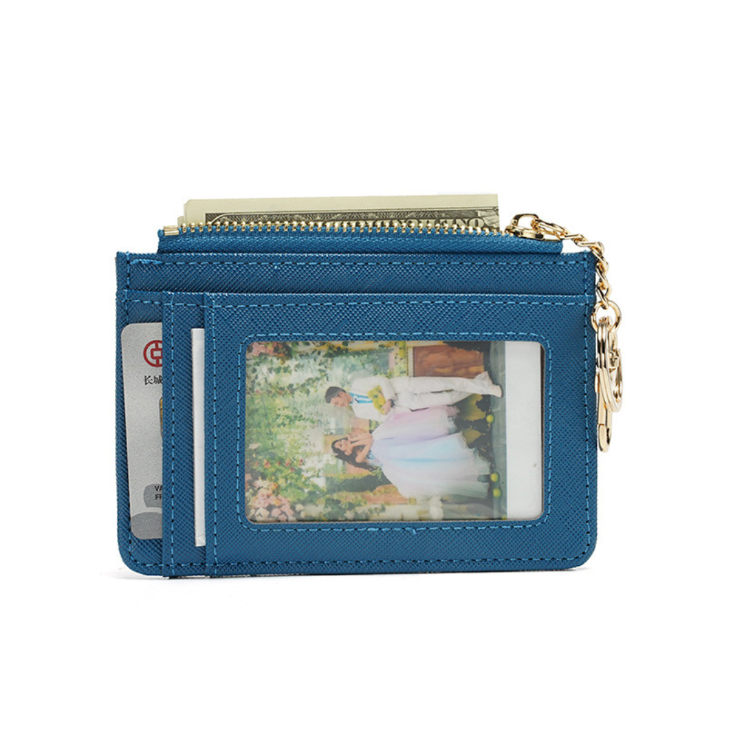 GESSY MULTI-LAYER CARD HOLDER WITH KEY RING