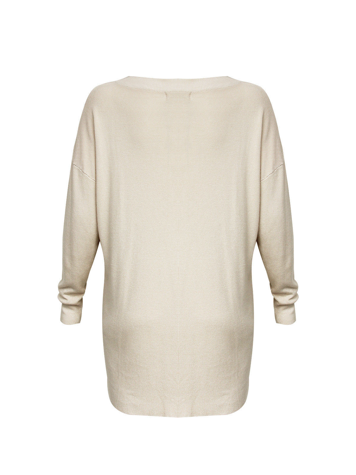 Anna Smith lace up front long sleeves oversized knitted jumper