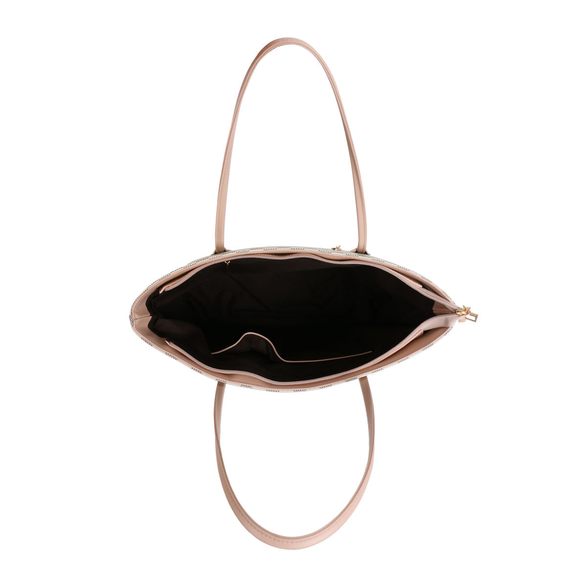 GESSY CHECKERED HANDBAG SET IN WHITE