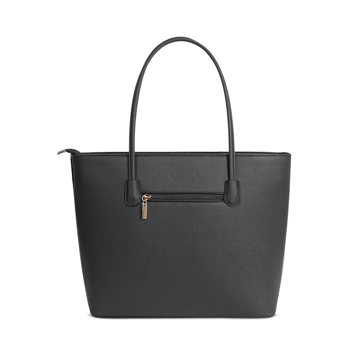 GESSY BOW DETAIL TOTE BAG IN DARK GREY