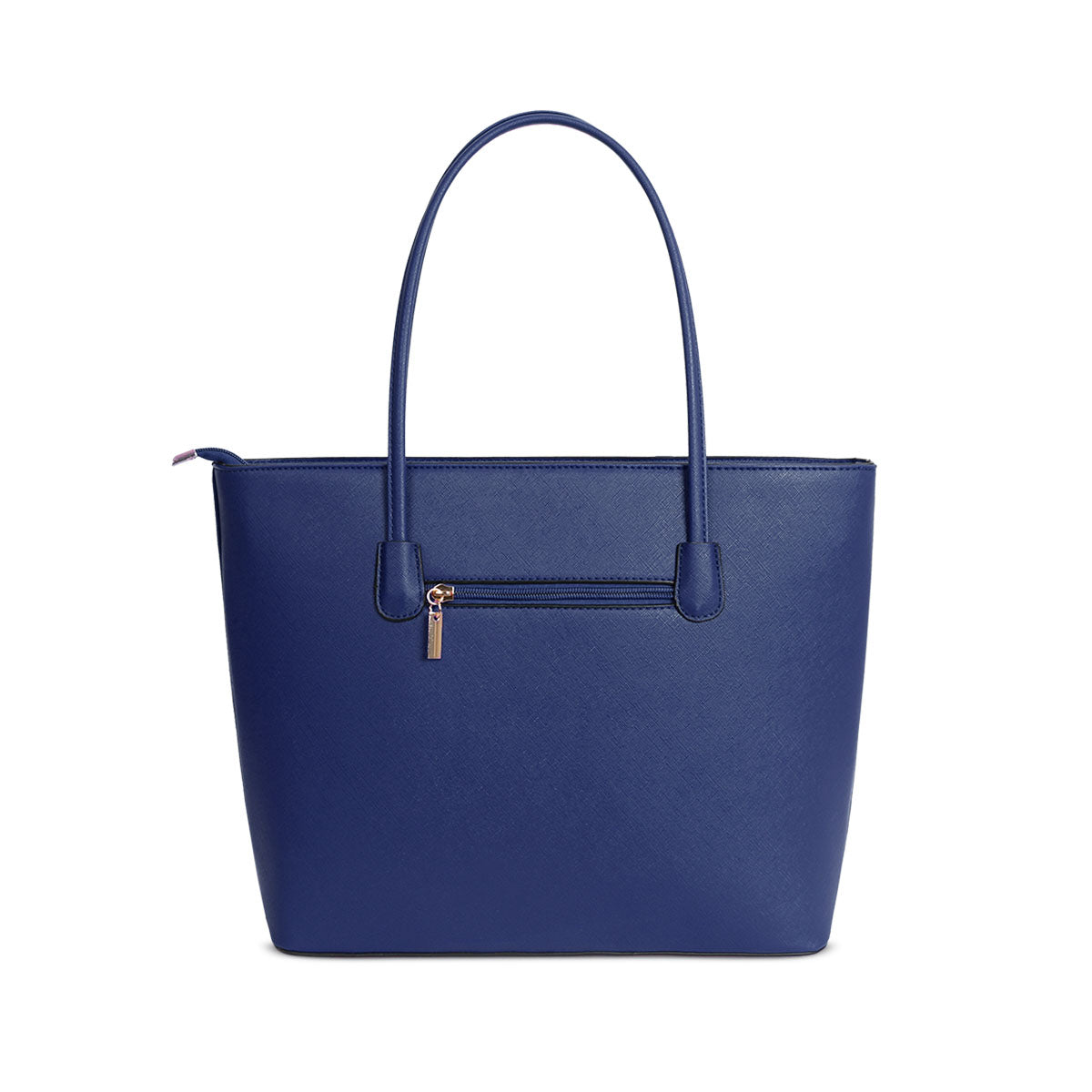 GESSY BOW DETAIL TOTE BAG IN BLUE