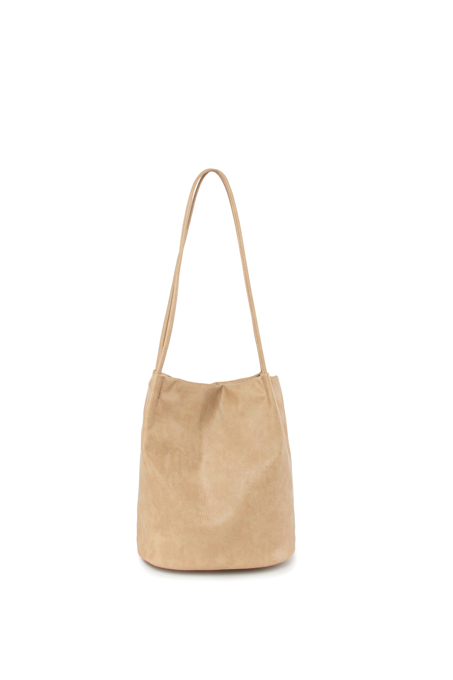 GESSY SOLID COLOR SHOULDER BAG LONG SHOULDER STRAP IN KHAKI