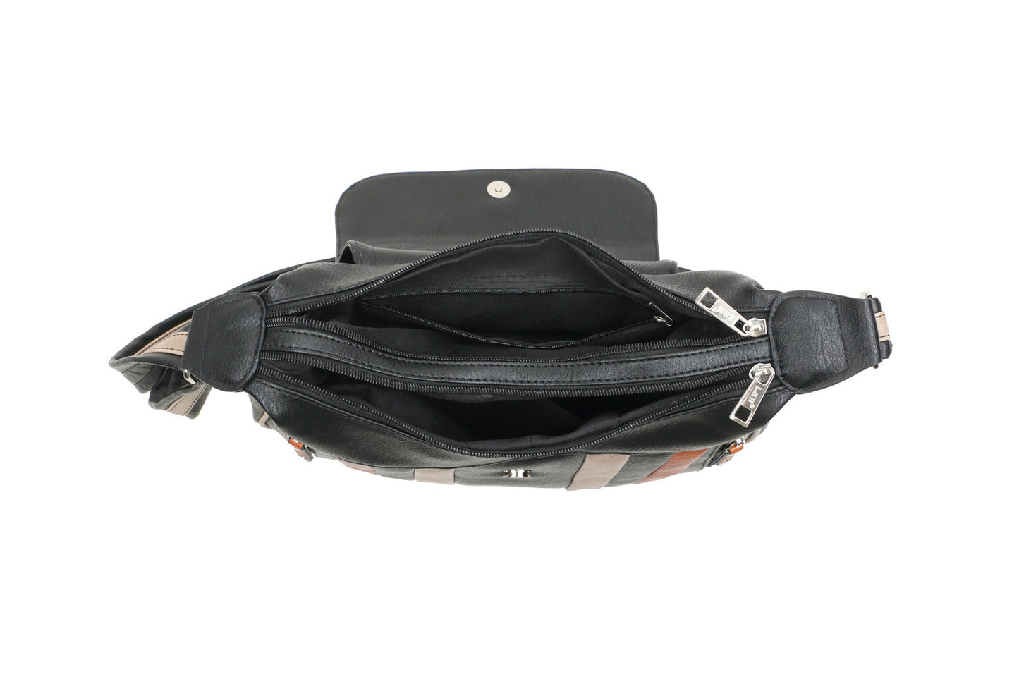 GESSY BIG CAPACITY HANDBAG IN BLACK