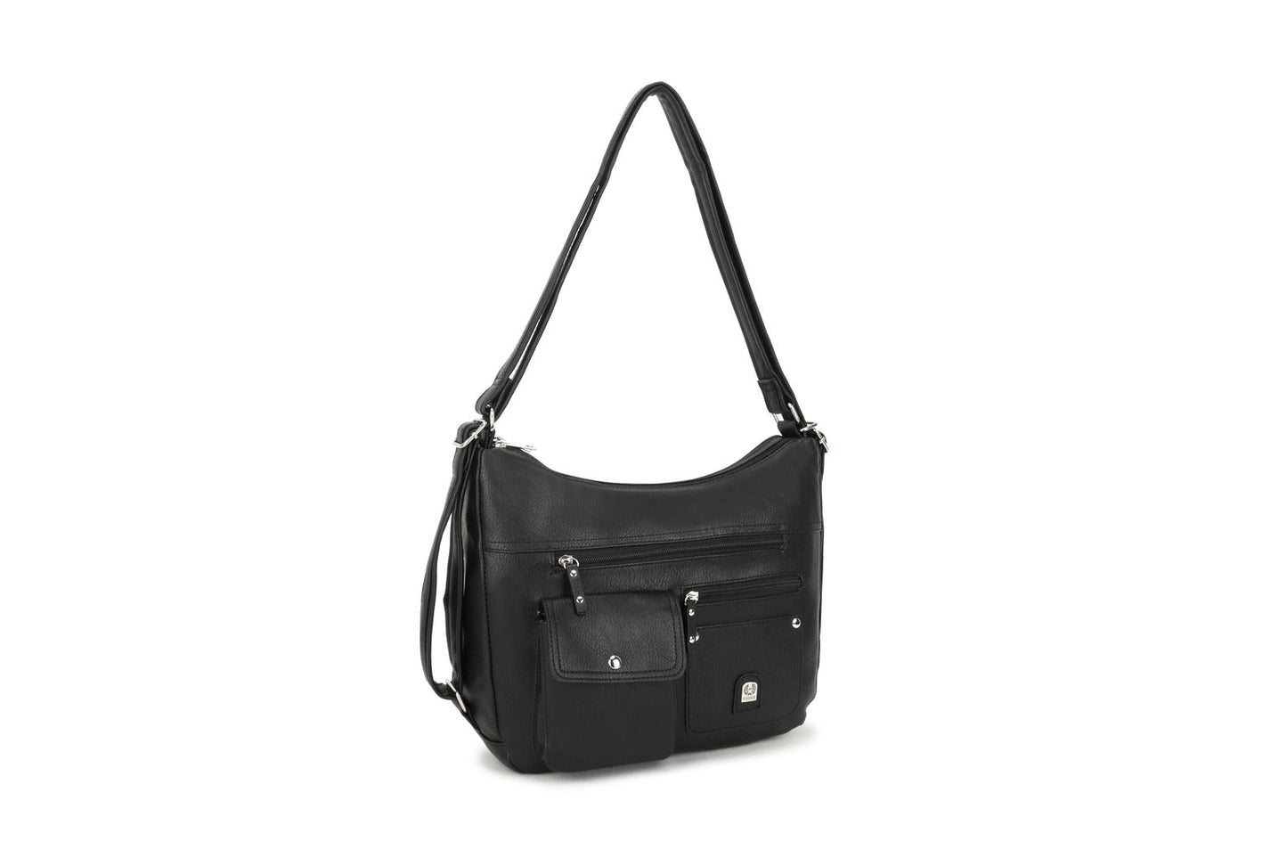 GESSY MULTI POCKET BAG IN BLACK