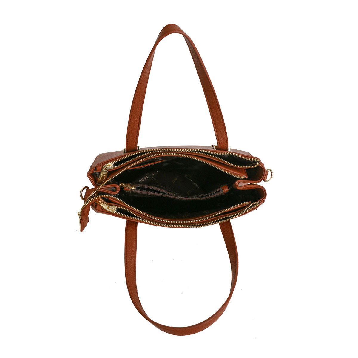 LYDC BUSINESS LAPTOP HANDBAG IN BROWN LARGE CAPACITY