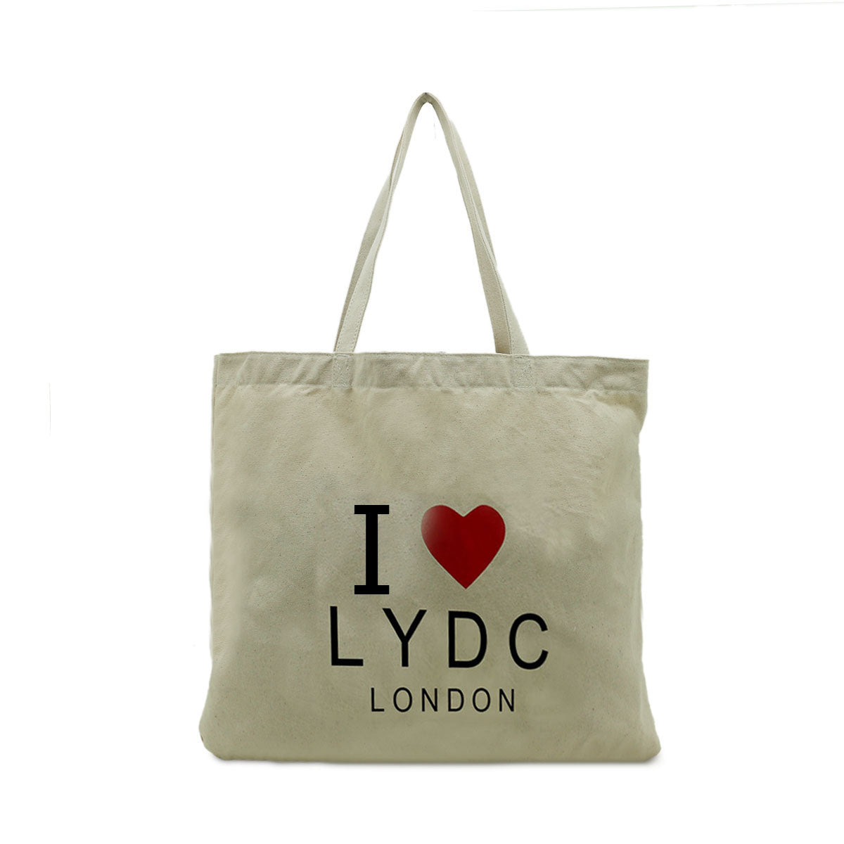 LYDC CANVAS LOGO PRINT TOTE BAG