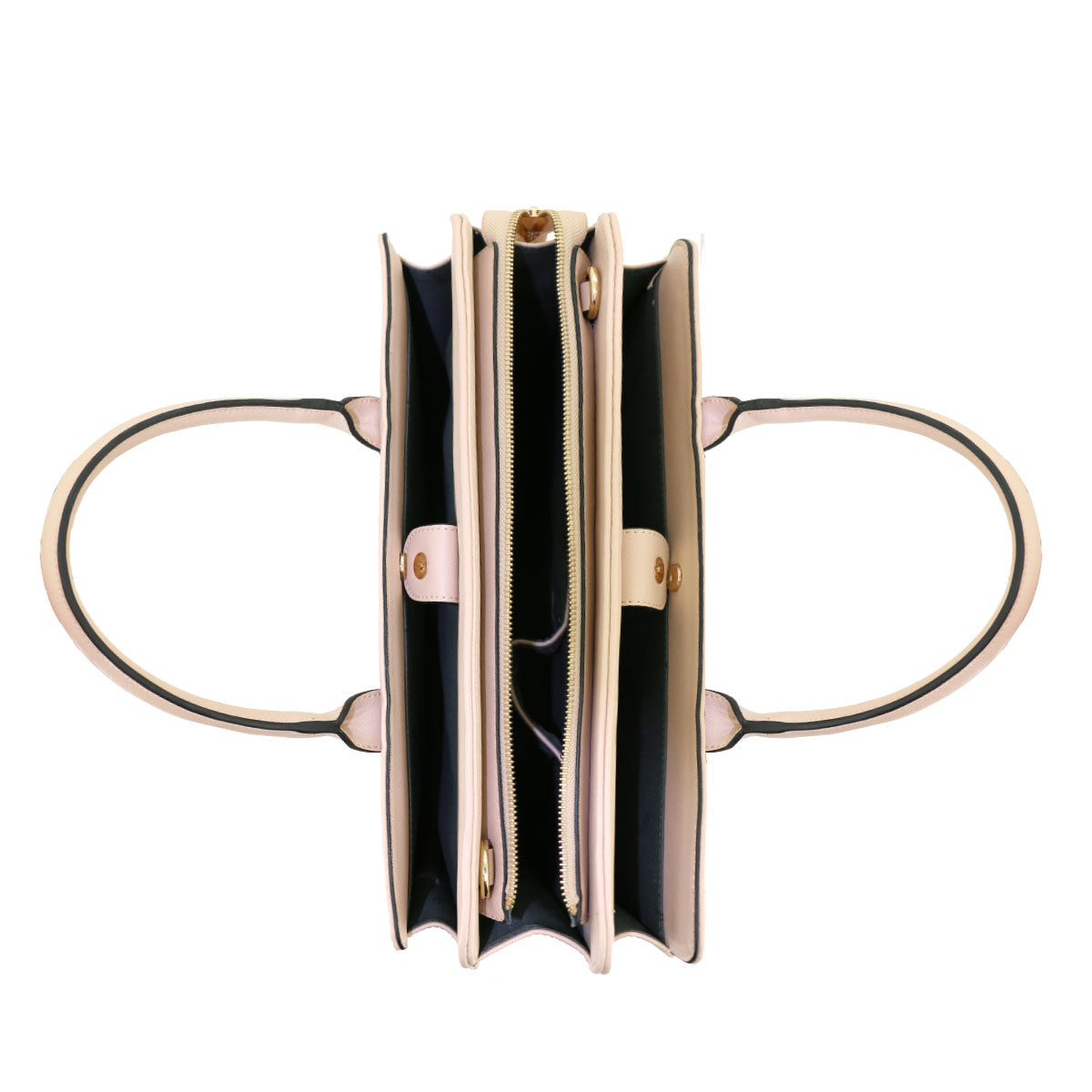 LYDC BUSINESS LAPTOP HANDBAG IN NUDE (LIGHT PINK)