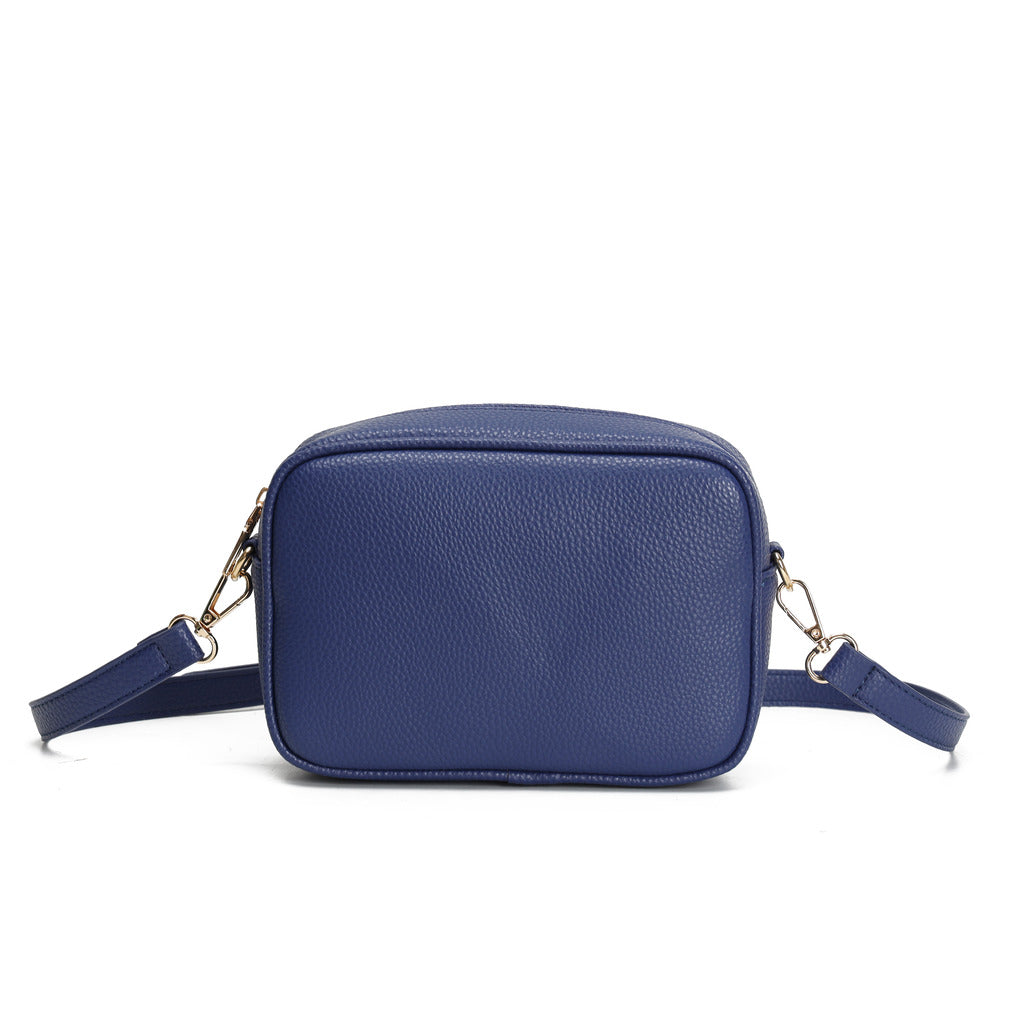 GESSY CAMERA SOLID COLOR CROSS BODY CLUTCH BAG