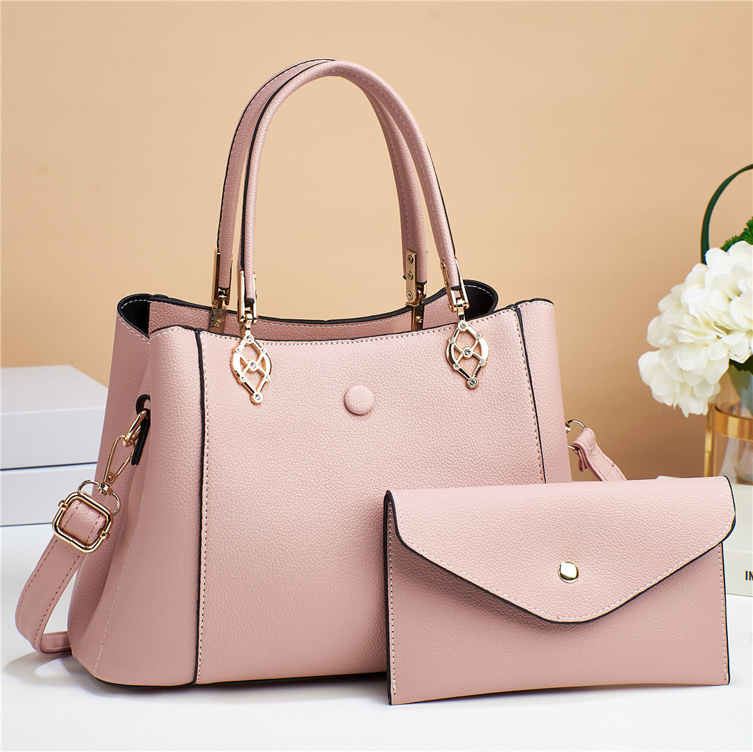 GESSY TOTE BAG AND ENVELOP BAG 2 PCS SET