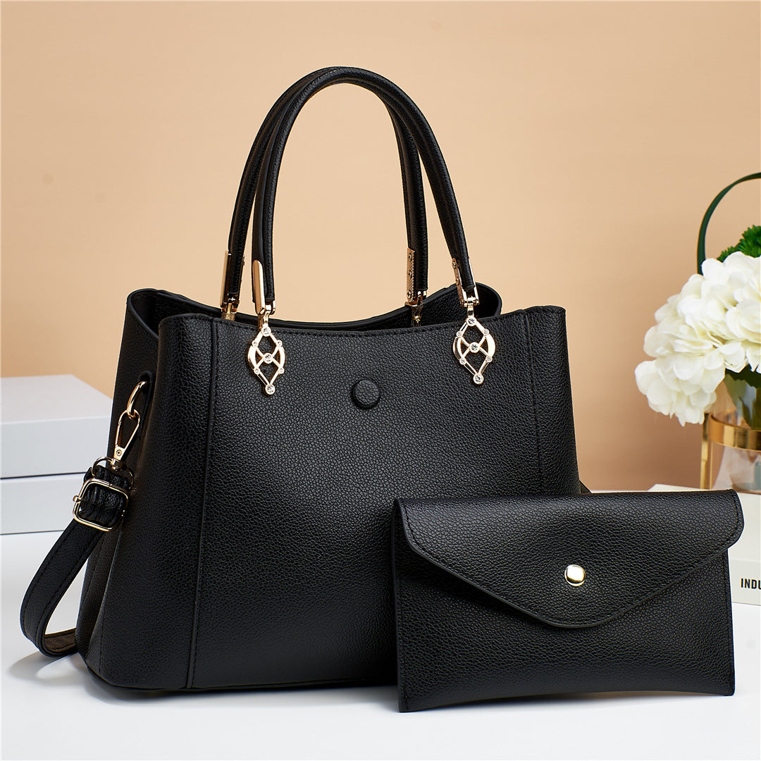 GESSY TOTE BAG AND ENVELOP BAG 2 PCS SET