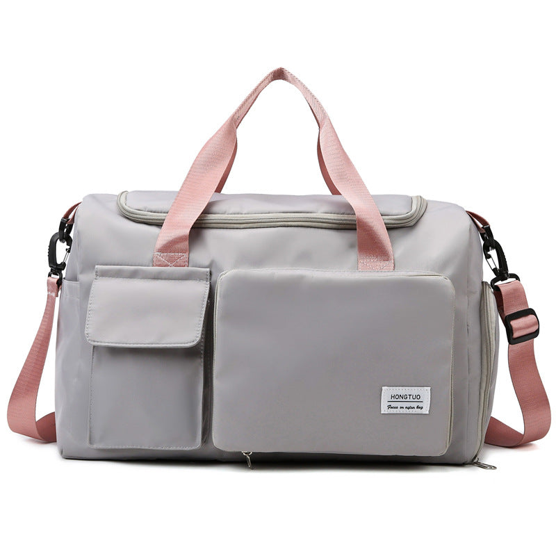 GESSY LARGE TRAVEL/GYM DUFFLE BAG WITH MULTI-POCKETS