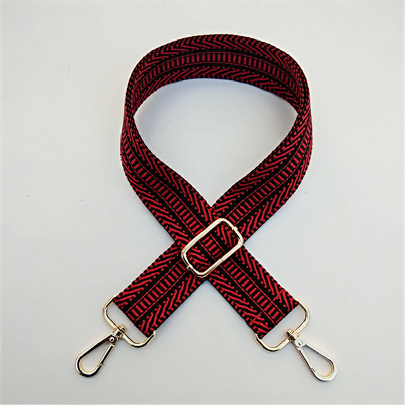 GESSY ADJUSTABLE BELT REPLACEMENT STRAP BAG ACCESSORIES IN WINE