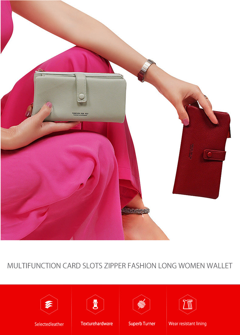 GESSY FUCTIONAL LONG WALLET PURSE