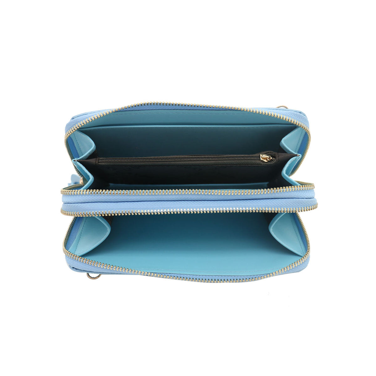 LYDC BOW DETAILED PURSE IN LIGHT BLUE