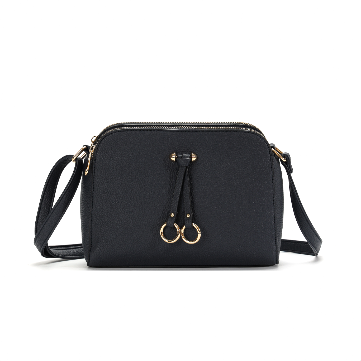 GESSY RING DECOR HANDBAG IN BLUE