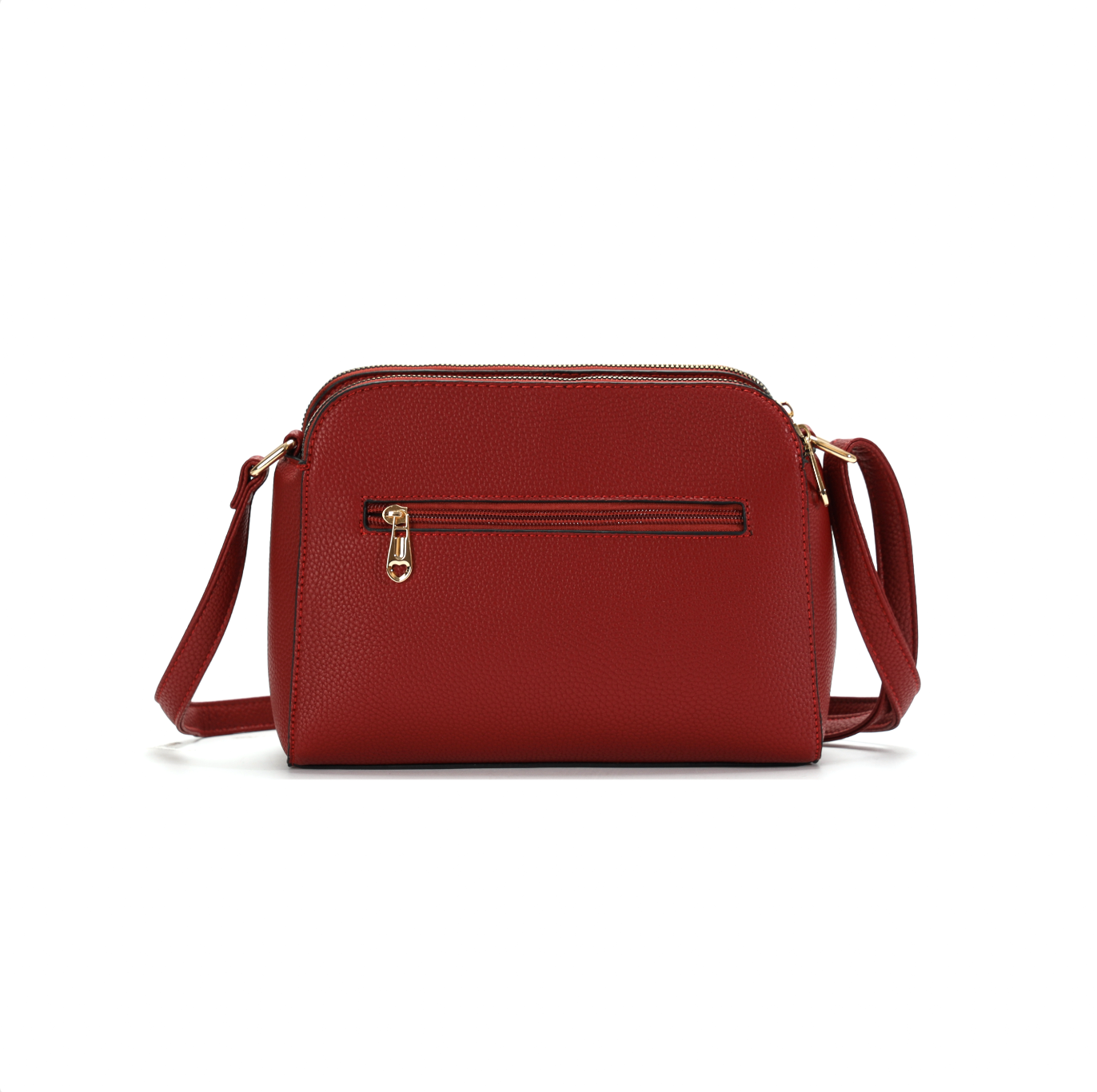 GESSY RING DECOR HANDBAG IN RED