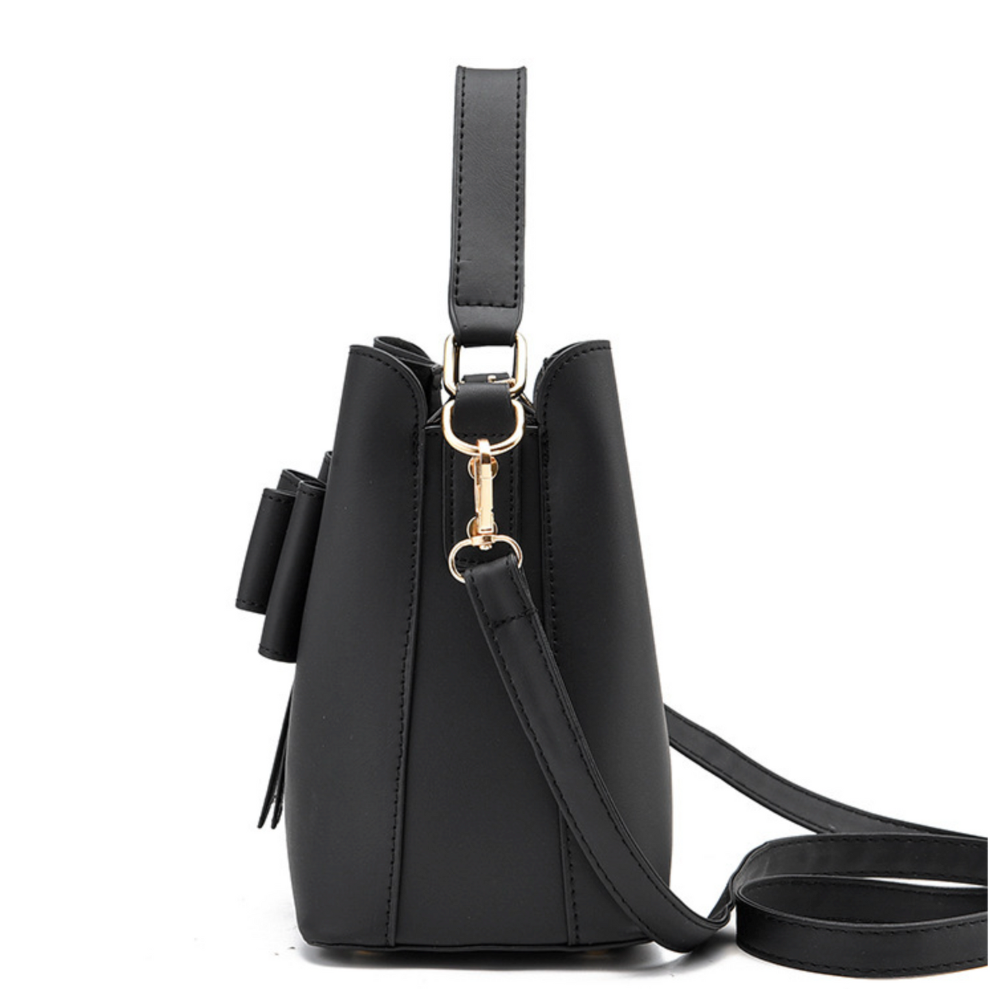 GESSY TOTE HANDBAG BOW TIE BAG OPTIONAL SHOULDER STRAP IN WHITE