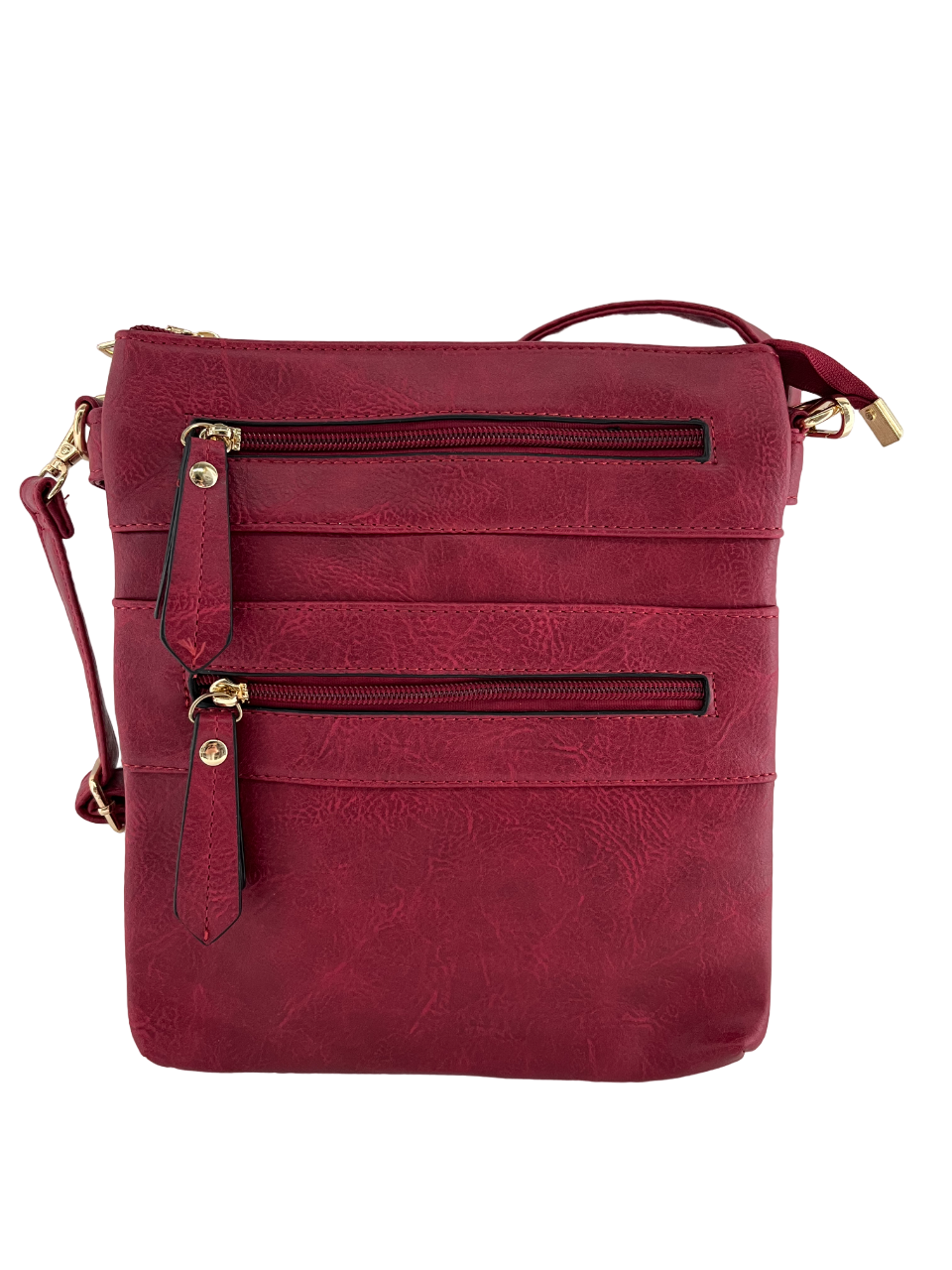 GESSY MULTI-LAYER HANDBAG IN RED