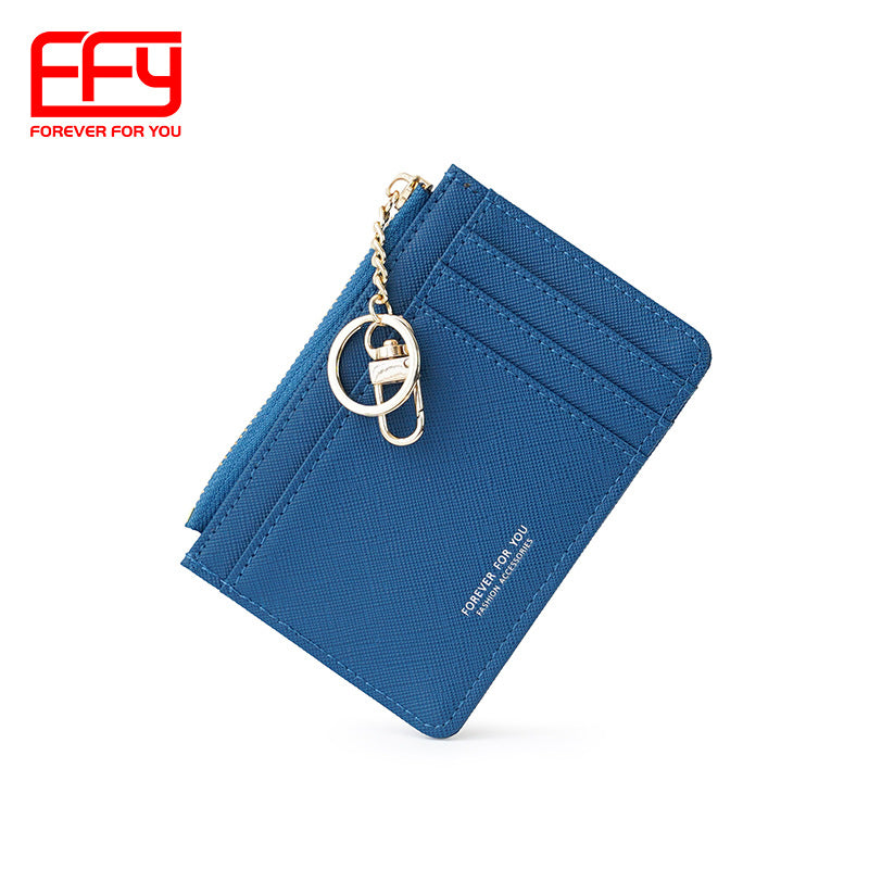 GESSY MULTI-LAYER CARD HOLDER WITH KEY RING