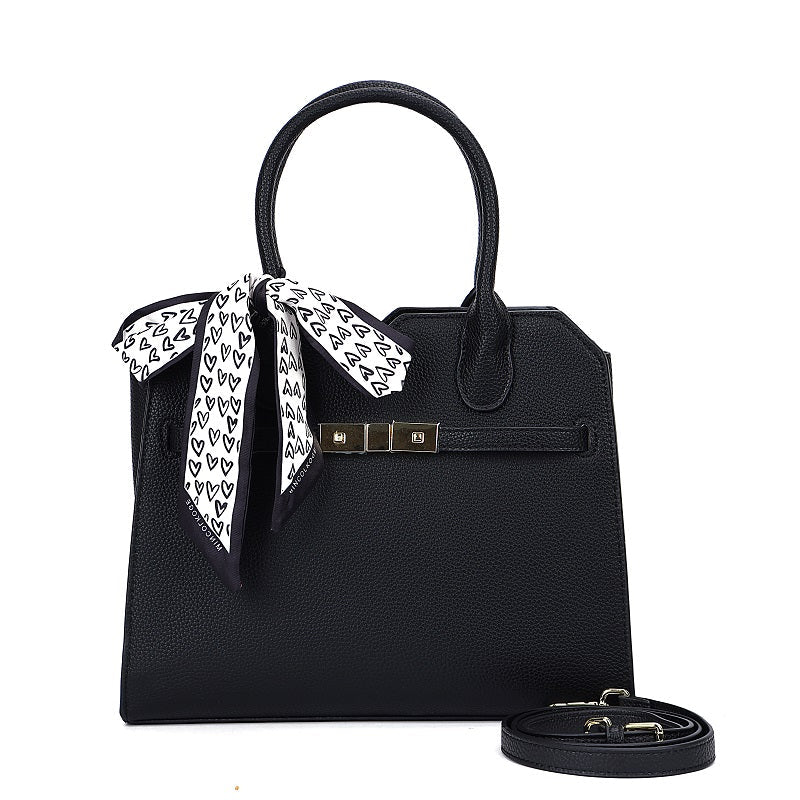 GESSY TOTE BAG WITH RIBBON