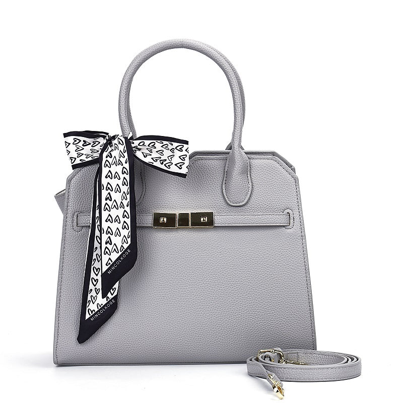 GESSY TOTE BAG WITH RIBBON