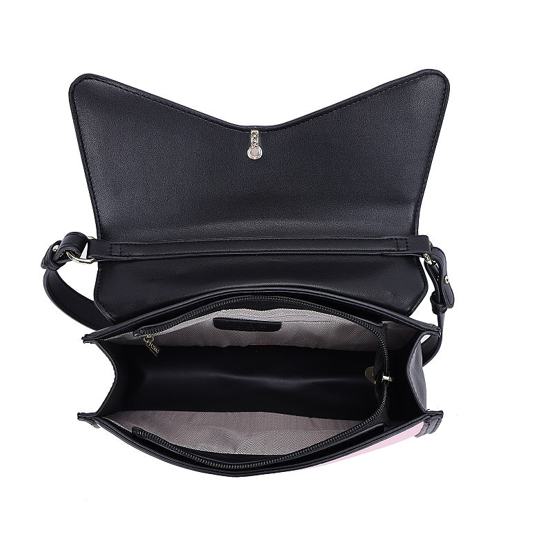 GESSY STRIPED EDGE LINEN BAG