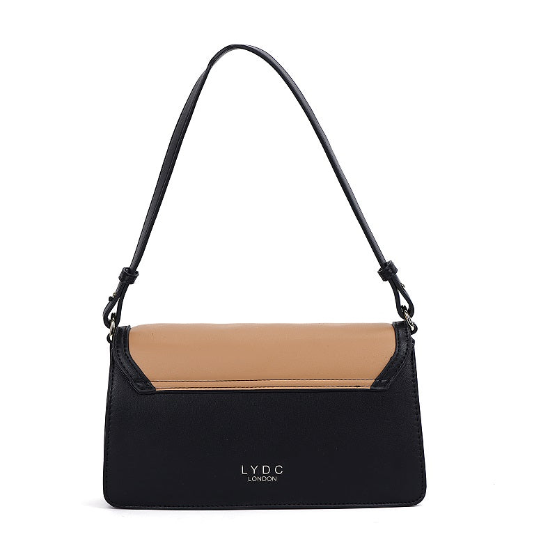 GESSY STRIPED EDGE LINEN BAG