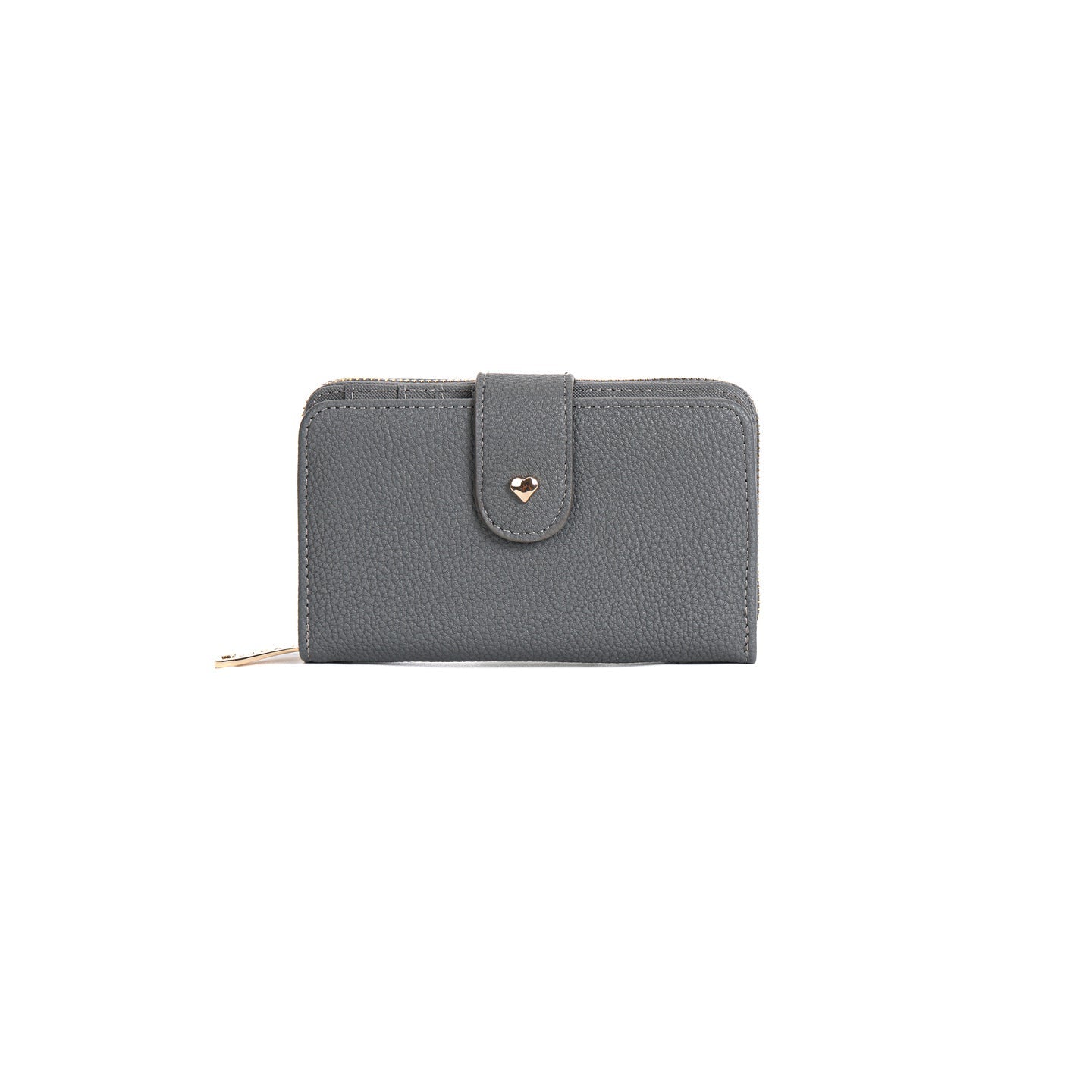 LYDC HEART SHAPE BUTTON SHORT PURSES