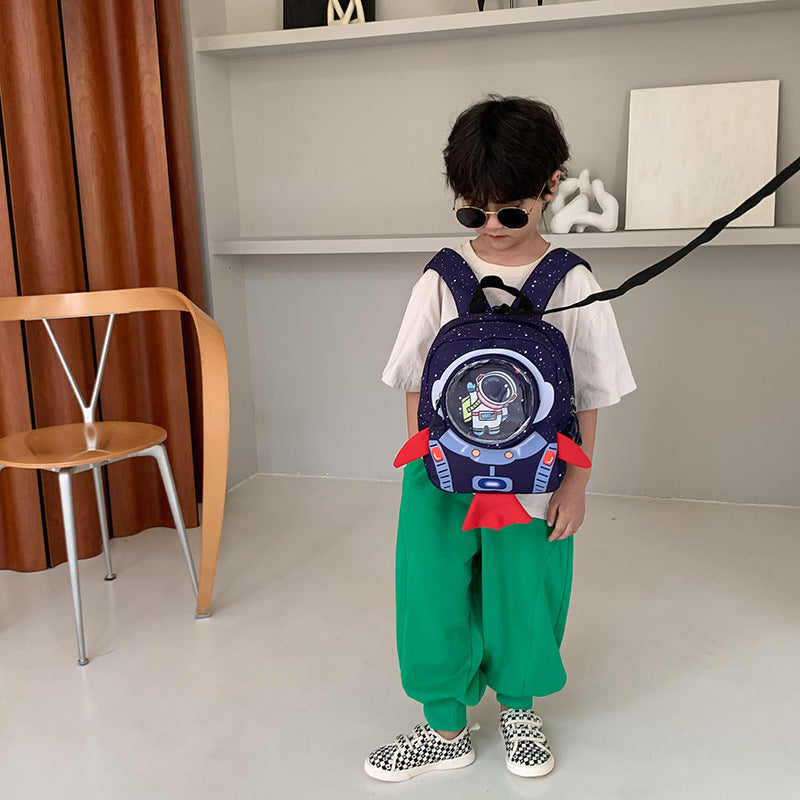 GESSY KID ROCKET BACKPACK IN BLUE