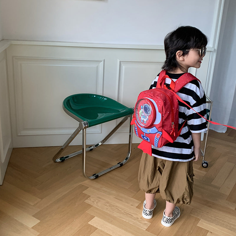 GESSY KID ROCKET BACKPACK IN RED