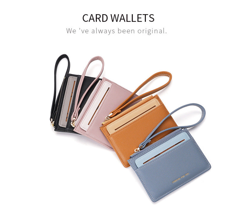GESSY MULTI-LAYER CARD HOLDER WITH LANYARD IN PINK