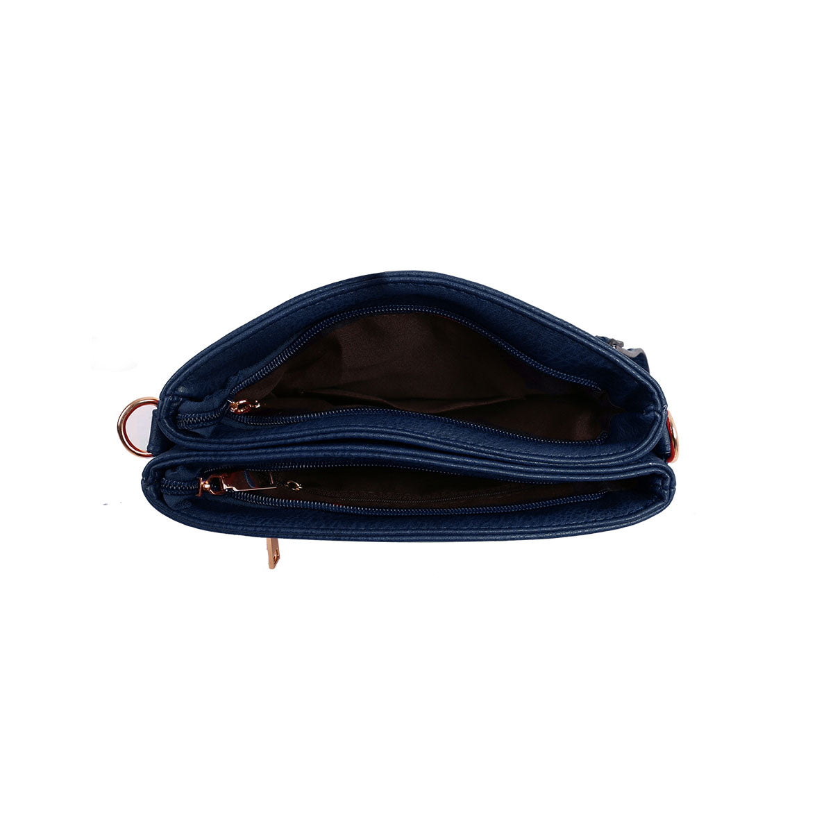 GESSY MULTI-LAYER CROSSBODY BAG IN BLUE