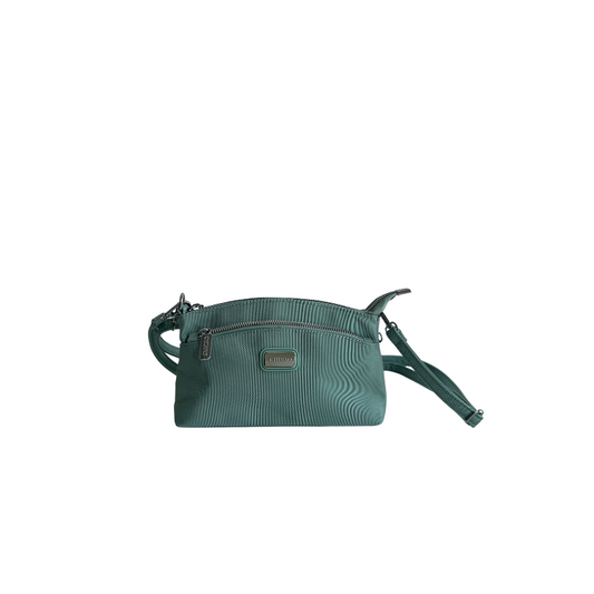 GESSY MULTI-LAYER CROSSBODY BAG IN GREEN