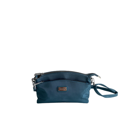 GESSY MULTI-LAYER CROSSBODY BAG IN LIGHT BLUE