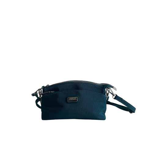 GESSY MULTI-LAYER CROSSBODY BAG IN BLUE